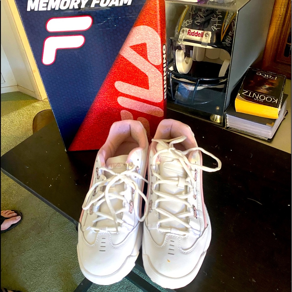 White and pink accent beautiful Filas!